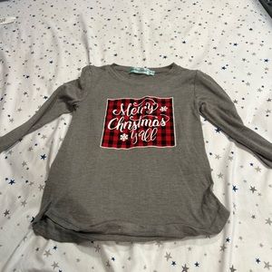 Christmas shirt grey and red